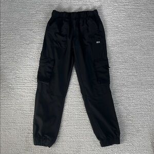 DKNY Black Cargo Track Pants